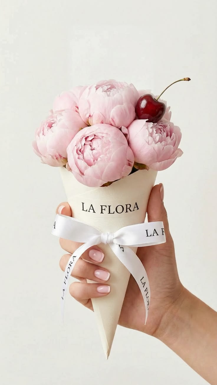 Rosé Peony Charm